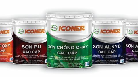 Thi công sơn chống rỉ, sơn phủ màu ICONER