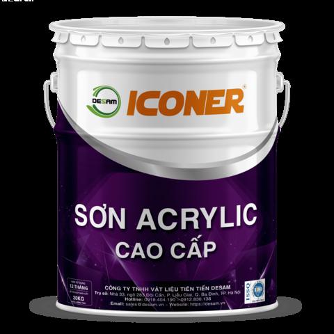 Sơn phủ màu acrylic ICONER